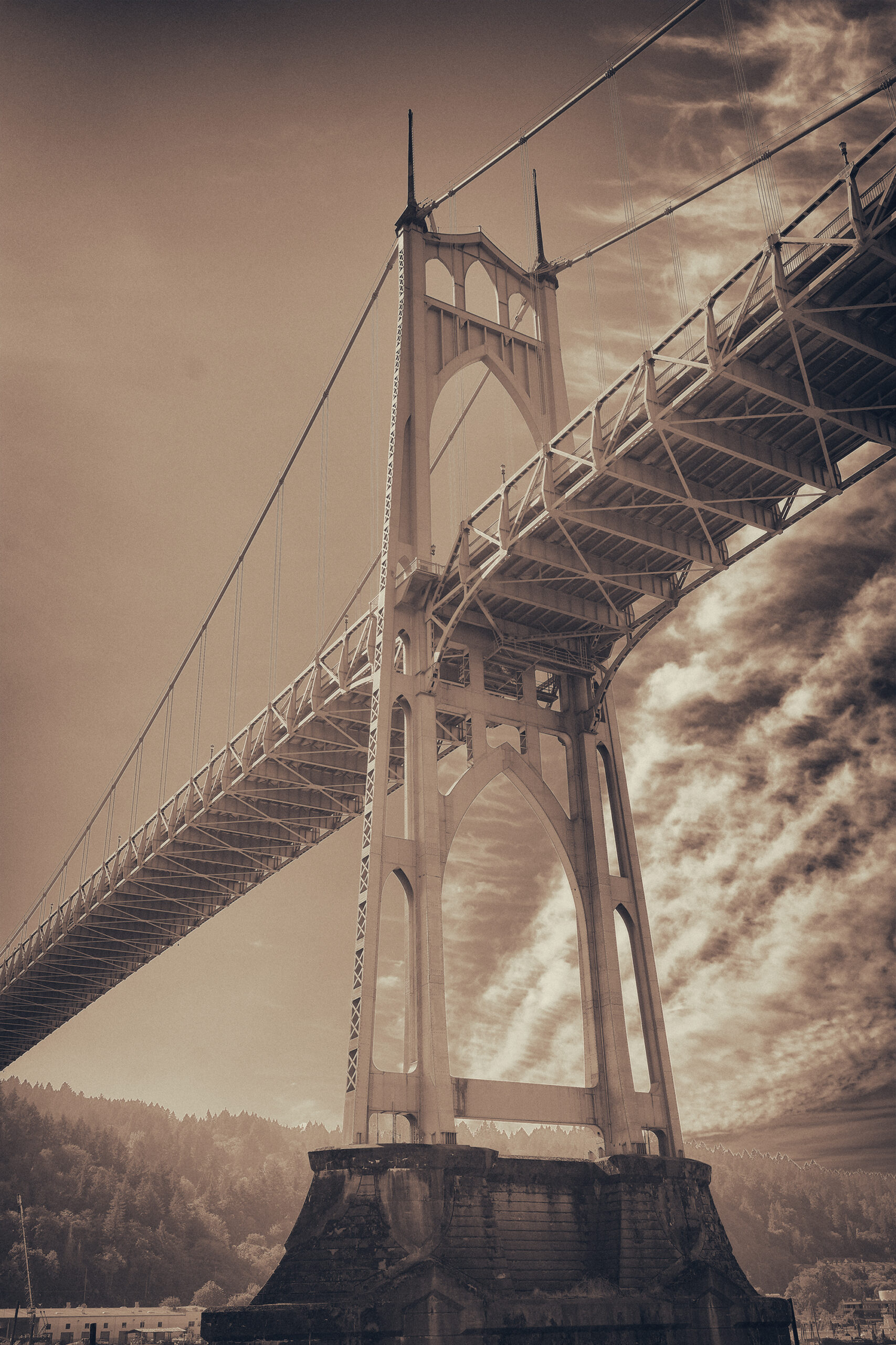 The glory of God and the St Johns bridge